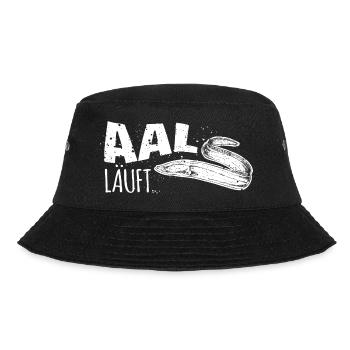 Aal läuft ... - Bucket Hat - Schwarz - Vorne - Lela (165cm)