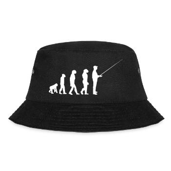 Entwicklung der Fischerei - Bucket Hat - Schwarz - Vorne - Lela (165cm)