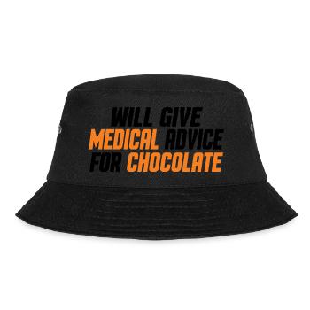 Drôle de fournisseur de santé Médecin Infirmière Amateur de chocolat - Bob - noir - Devant - Lela (165cm)
