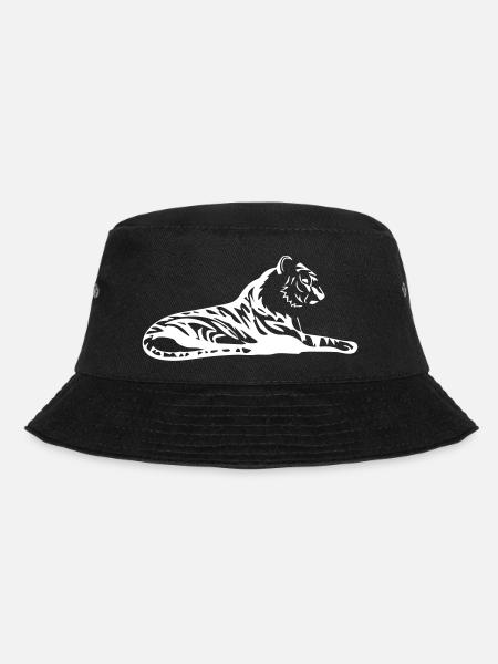 Tigre élégant au design tribal - Bob - noir