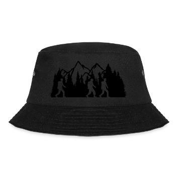 Team 3 wandernde - Bucket Hat - Schwarz - Vorne - Lela (165cm)