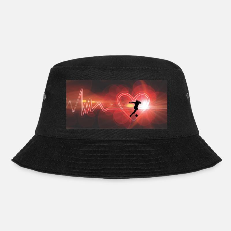 Fussball liebe - Bucket Hat - Schwarz