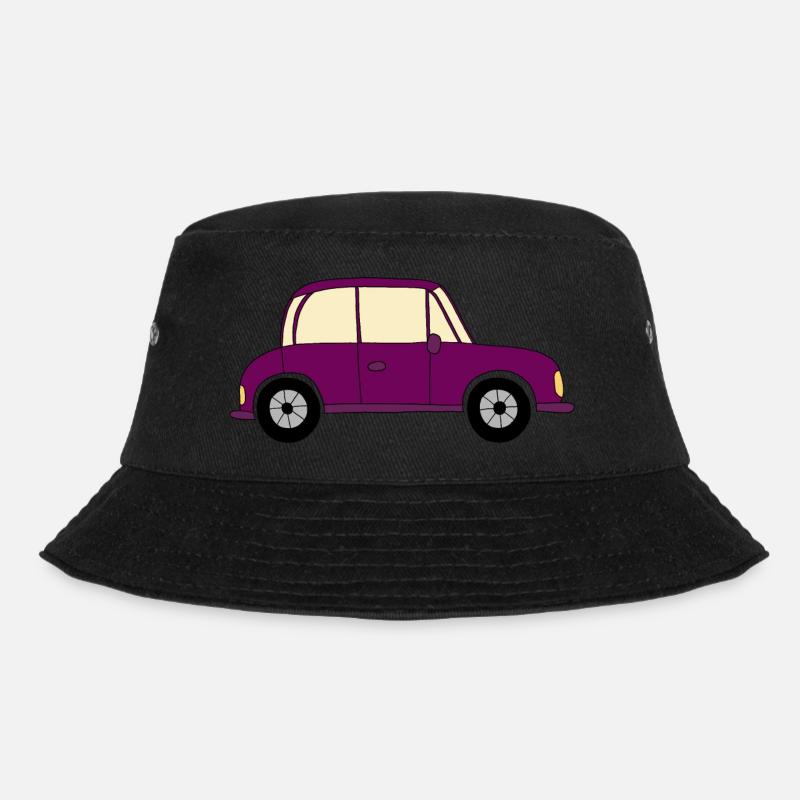 Voiture en violet - Bob - noir