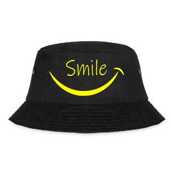 Smile - Bucket Hat - Schwarz - Vorne - Lela (165cm)