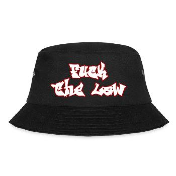Fuck the Law - Bucket Hat - Schwarz - Vorne - Lela (165cm)