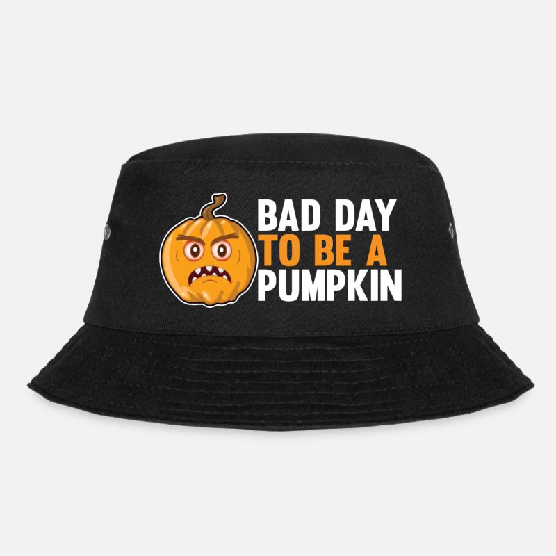 Bad Day To Be A Pumpkin 2 - Bucket Hat - black