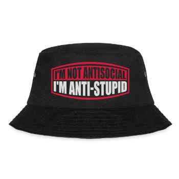 pas antisocial anti-stupide - Bob - noir - Devant - Lela (165cm)