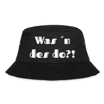 die lustigsten pfälzer shirts, was´n des do - Bucket Hat - Schwarz - Vorne - Lela (165cm)