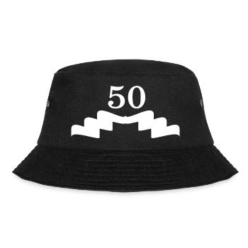 Shaping your own 50th birthday fifty years - Bucket Hat - black - Front - Lela (165cm)