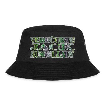 bluthund spruch windhund terrier hundeliebhaber - Bucket Hat - Schwarz - Vorne - Lela (165cm)
