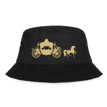 Princess carriage - Bucket Hat - black - Front - Lela (165cm)