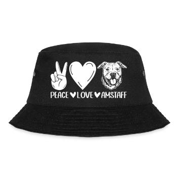 American Staffordshire Bull Terrier Staffy Dog - Bucket Hat - black - Front - Lela (165cm)