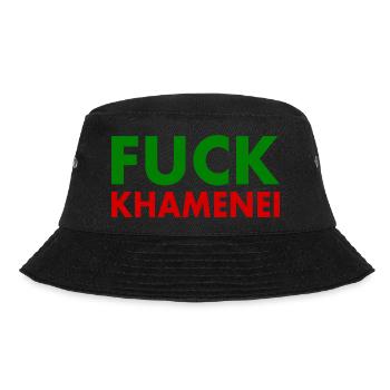 Fuck khamenei Chamenei - iran - Bucket Hat - Schwarz - Vorne - Lela (165cm)