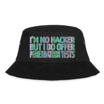 hack the box bday anonymous expect us encrypt - Bucket Hat - Schwarz - Vorne - Lela (165cm)