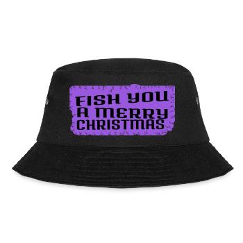 dinosaur fan computer bedroom animal fish hook - Bucket Hat - Schwarz - Vorne - Lela (165cm)