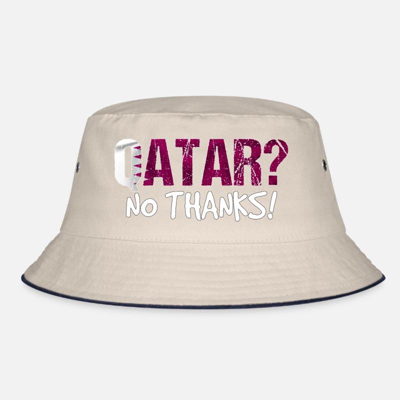 Katar Boykott Flagge Geschenk Bucket Hat