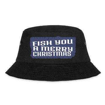 Santa Funny Sayings Adorable Dinosaur Tshirt - Bucket Hat - black - Front - Lela (165cm)