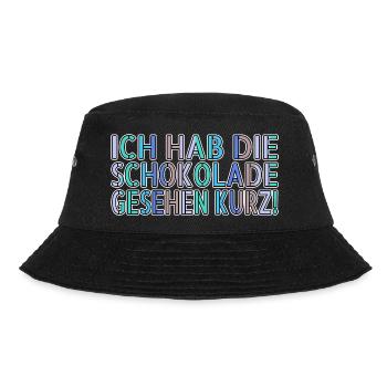 chalklettering lieben cooler spruch spruch - Bucket Hat - Schwarz - Vorne - Lela (165cm)