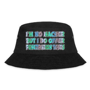 anonymous expect us ethical birthday present idea - Bucket Hat - black - Front - Lela (165cm)
