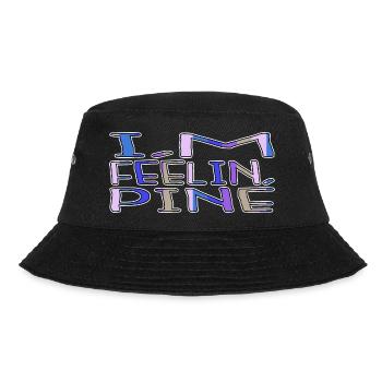 jokes bday christmas bubaprints quote - Bucket Hat - Schwarz - Vorne - Lela (165cm)