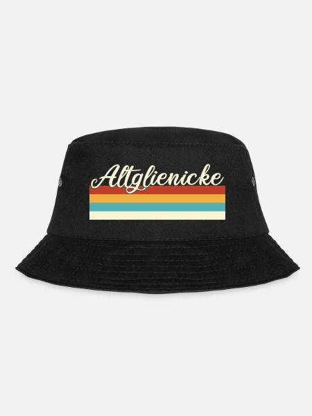 Altglienicke - Treptow - Köpenick - Berlin - Retro - Bucket Hat - Schwarz
