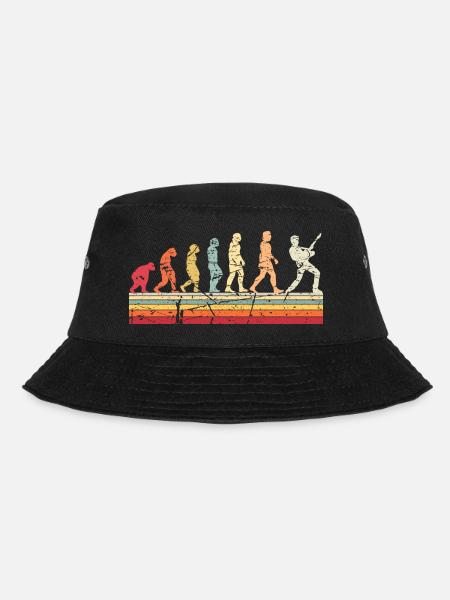 Human Evolution Guitar Band Retro Vintage - Bob - noir