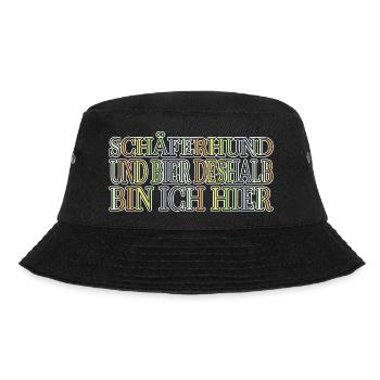 lustige tshirts lieblingshund junggesellenabschied - Bucket Hat - Schwarz - Vorne - Lela (165cm)