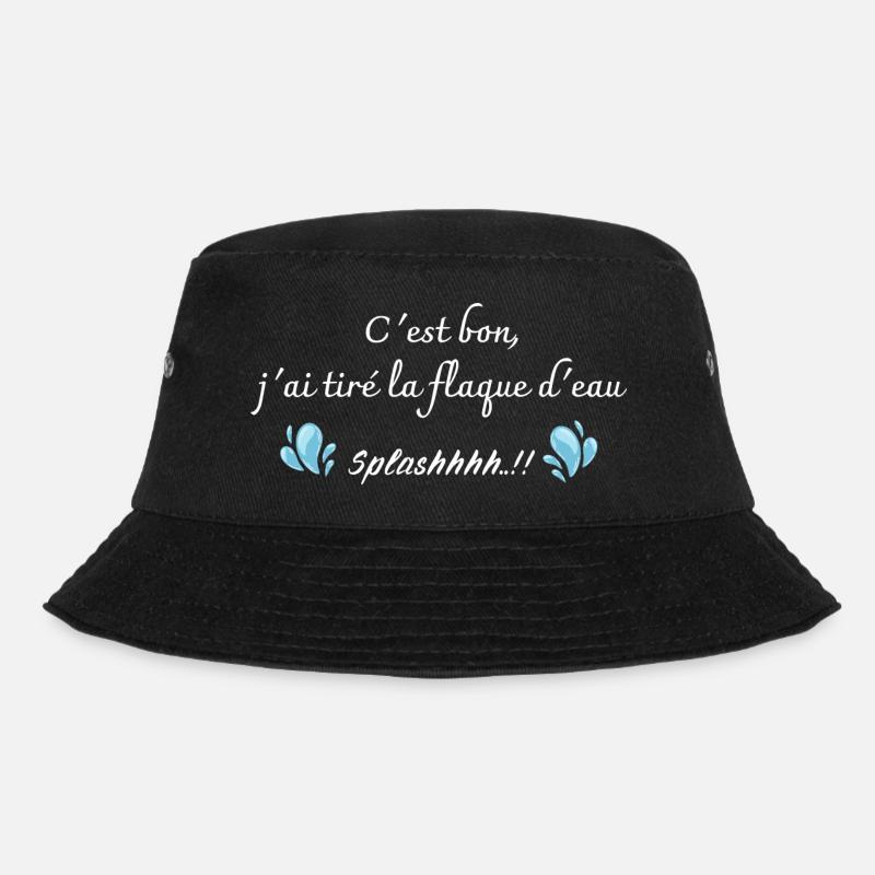 c'est bon j'ai tiré la flaque d'eau - Bob - noir
