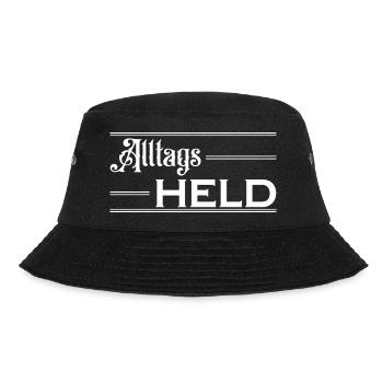Alltagsheld - Bucket Hat - Schwarz - Vorne - Lela (165cm)