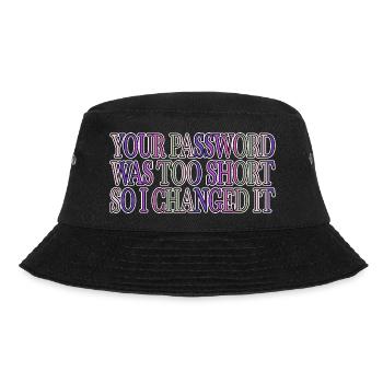 humor but i do computer science birthday present - Bucket Hat - Schwarz - Vorne - Lela (165cm)