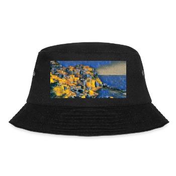 amalfi coast 1 - Bucket Hat - Schwarz - Vorne - Lela (165cm)