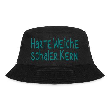 Harte Weiche Schaler Kern - Bucket Hat - Schwarz - Vorne - Lela (165cm)