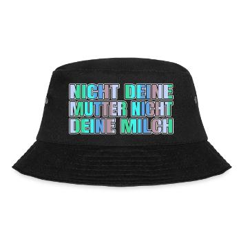 weihnachten pro vegan geek vegan lustig bday - Bucket Hat - Schwarz - Vorne - Lela (165cm)