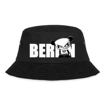 Berlin avec un ours, un panda. Drôle de chemise - Bob - noir - Devant - Lela (165cm)