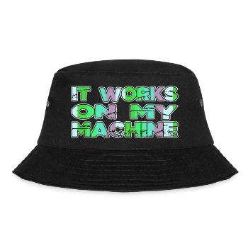 Health Informatics Specialist Shirts Gift Idea - Bucket Hat - black - Front - Lela (165cm)