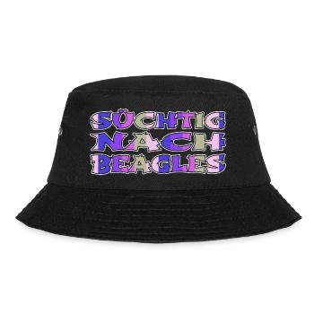 bachhund schäferhund hund weihnachten pfote - Bucket Hat - Schwarz - Vorne - Lela (165cm)