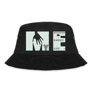 MEvolution: Wahl, Entscheidung, Leben - Bucket Hat - Schwarz - Vorne - Lela (165cm)