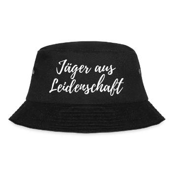 Jäger aus Leidenschaft - Bucket Hat - Schwarz - Vorne - Lela (165cm)