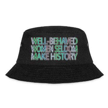 woman geek patriarchy are nine - Bucket Hat - black - Front - Lela (165cm)