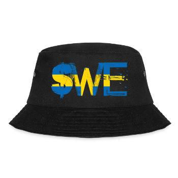 Schweden Schweden Flagge national norden skandinavia - Bucket Hat - Schwarz - Vorne - Lela (165cm)