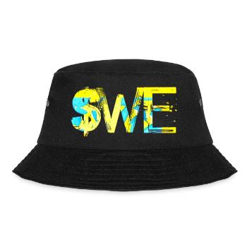 Schweden Schweden Flagge national norden skandinavia - Bucket Hat - Schwarz - Vorne - Lela (165cm)
