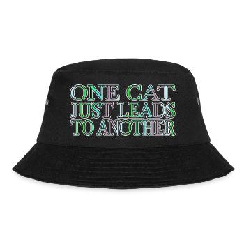cat butt tshirts cat hair tshirts gift idea cool - Bucket Hat - Schwarz - Vorne - Lela (165cm)
