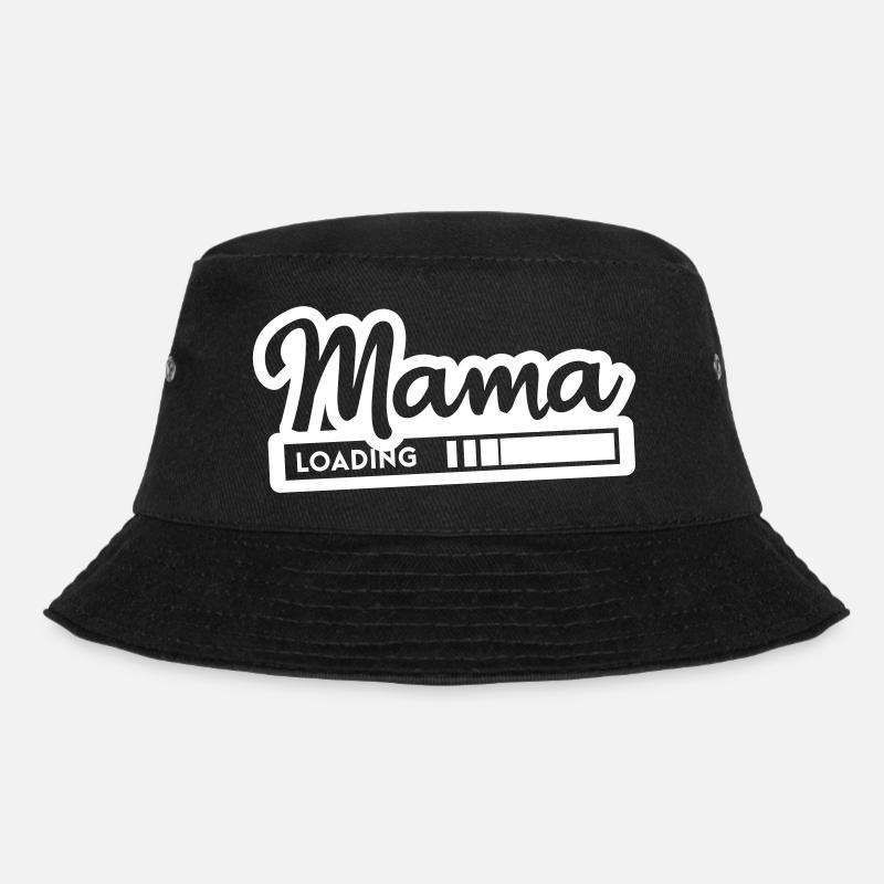 Mama loading - Bucket Hat - black