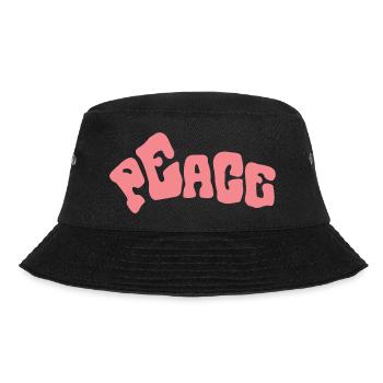 I come in peace im peace couples - Bucket Hat - Schwarz - Vorne - Lela (165cm)