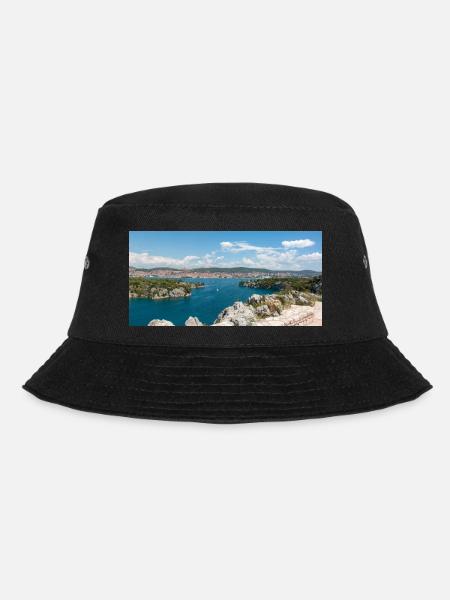 Vue panoramique Primošten Šibenik-Knin Croatie - Bob - noir