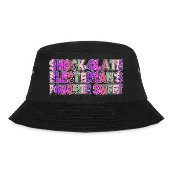 humor robotics cool birthday present frc bday - Bucket Hat - black - Front - Lela (165cm)