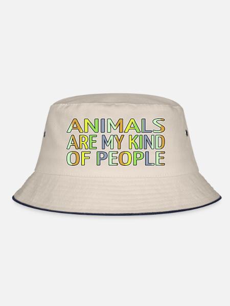 Défenseurs des droits des animaux Bien-être animal présent - Bob - blanc cassé/bleu marine - Devant