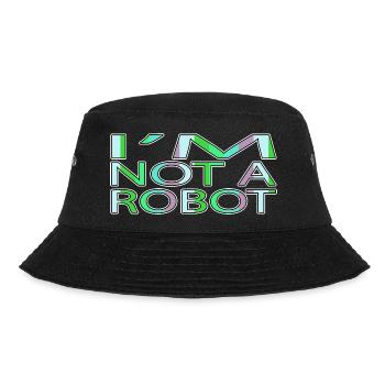 engineer family robotics engineer automation gift - Bucket Hat - Schwarz - Vorne - Lela (165cm)