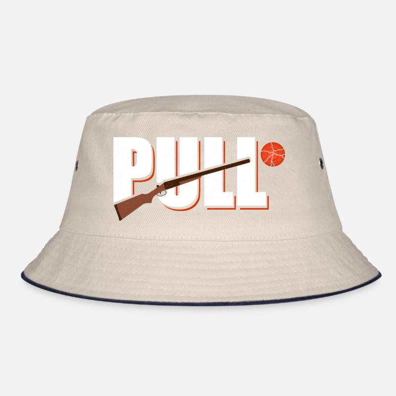 Pull Skeet Shooting Trapshooting Bucket Hat