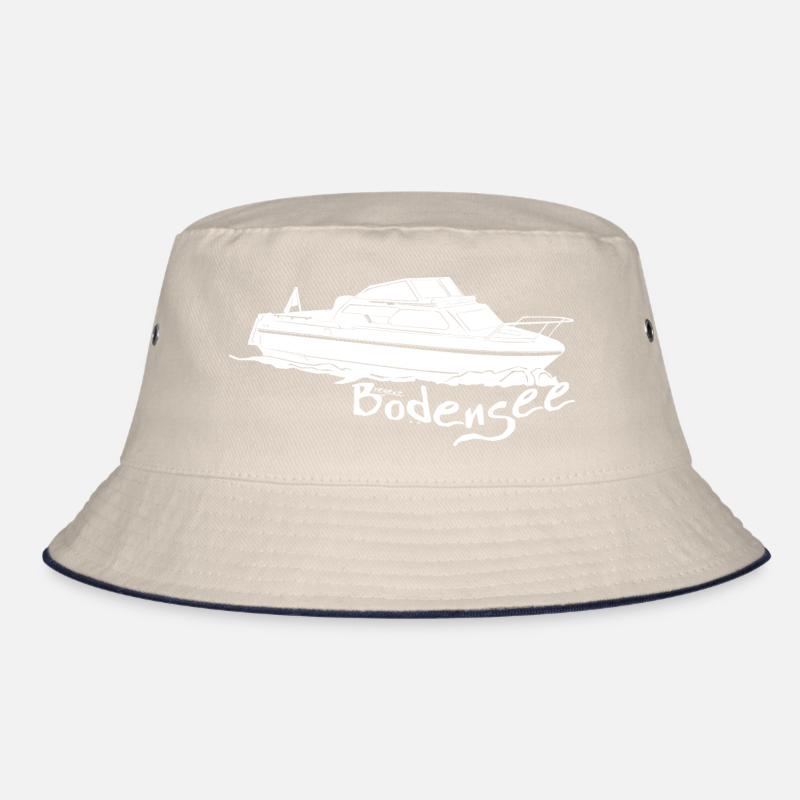 Motorboot weiss Bucket Hat